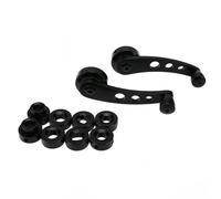 SIMBAE Leve vitre 1 Jeu De Manivelle Universelle Lève-vitre Manuel Pour Voiture En Alliage D'aluminium Accessoire Rechange Pour(Le noir)