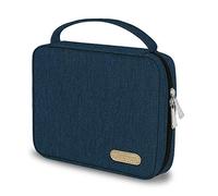 SIMBOOM Organisateur de Bracelet de Montre, Sac De Rangement Étanche en Nylon pour 20 Bracelets, Stylos - Bleu