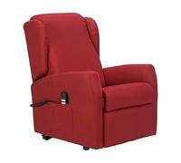 Sime Paris 2 Moteurs Fauteuil Relax releveur Dispositif Médical système de Roue Mousse à mémoire siège à Micro-Ressorts résistant aux Taches Fauteuil électrique Rouge