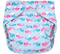 SIMED Mila Couche-culotte taille réglable, dauphins