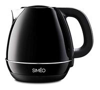 Simeo Bouilloire BVI170 – 1,2 L, température réglable, 2,2 kW, acier inoxydable noir graphite
