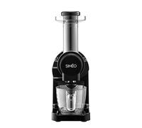 SIMÉO, Extracteur de Jus Horizontal 200W, Compact, 70 tours/min, Système Pressoir, Bac à Pulpe Lave-Vaisselle, Idéal pour Fruits et Légumes, Garantie 2 ans, JEH720