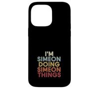 Simeon Name Simeon Personalized Name First Given Coque pour iPhone 14 Pro Max