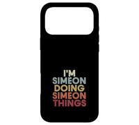 Simeon Name Simeon Personalized Name First Given Coque pour iPhone 17 Pro Max