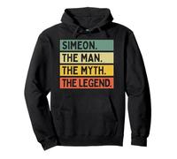 Simeon The Man The Myth The Legend Citation personnalisée Amusante Sweat à Capuche