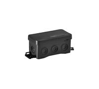 SIMET Lot de 180 boîtes d'encastrement murales NS8 Fastbox & Hook - Noir - Dimensions : 45 x 85 x 40 mm - Sans halogène - Auto-extinguible - UV - IP54