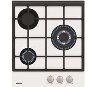 Simfer | Table de cuisson | H4.305.HGSBB | Gaz sur verre | Nombre de brûleurs/zones de chauffe 3 | Boutons | Blanc