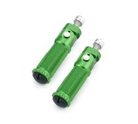 SIMICASE Cale Pied Moto 1 Paire De Repose-Pieds Pliables pour Pédales Arrière De Moto, Repose-Pieds Pliables pour Kawasaki Repose-Pieds De Moto(Vert)