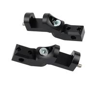 SIMICASE Cale Pied Moto Repose-Pieds Réglable pour Conducteur Moto Repose-Pieds Passager Abaissement pour BMW pour K1600GT pour K1600GTL pour K1600B pour Bagger Repose-Pieds De Moto(Noir)