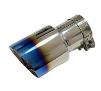 SIMICASE Embout D'echappement Buse D'échappement en Acier Inoxydable Plaqué Bleu Grand Diamètre 101mm 114mm Buse De Queue De Silencieux De Voiture Ouverte Silencieux D'échappement(60mm-101mm)