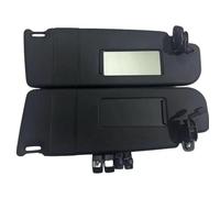 SIMICASE Pare Soleil Voiture pour VW pour Golf 4 pour Jetta pour Bora MK4 Pare-Soleil Avant De Voiture Noir avec Couvercle Noir Miroir Pare-Soleil Pliable(2 pcs)
