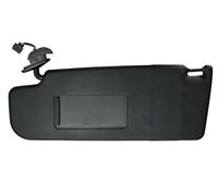 SIMICASE Pare Soleil Voiture pour VW pour Golf 4 pour Jetta pour Bora MK4 Pare-Soleil Avant De Voiture Noir avec Couvercle Noir Miroir Pare-Soleil Pliable(Droite)