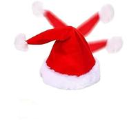 Similaire Chapeau de Noël électrique, Chapeau de Noël électrique drôle chantant et dansant, Chapeaux de Père No-ëls en mouvement avec balançoire drôle, Chapeaux de balançoire musicale (1pcs)