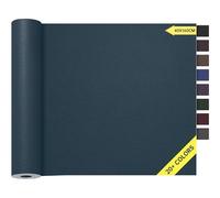 Simili Cuir Autocollant Bleu Marine, 40 x 160cm Patch de Réparation Auto-adhésif Pour Canapé, Siège de Voiture, Meubles, Sacs à Main, Vestes, Chaises