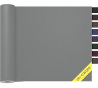 Simili Cuir Autocollant Gris Clair, 40 x 300cm Patch de Réparation en Cuir Auto-adhésif, Patch Cuir Rénovation Pour Canapé, Siège de Voiture, Meubles, Sacs à Main, Vestes, Chaises.