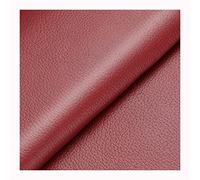 Simili Cuir Autocollant Patch De Réparation en Cuir, 100x137cm Orange Patch De Canapé Auto - Adhésif, Imperméable À l'eau, Résistant À l'usure, pour Canapé, Siège Auto Sac À Main Veste (Color : Wine