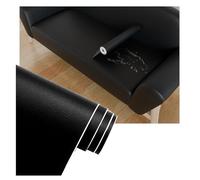 Simili Cuir Autocollant Patchs en cuir noir for meubles, patch de réparation autocollant for siège de voiture, canapé, bateau, chaise, sac à main(100x50 cm/39.4x19.7 in)