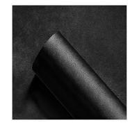 Simili Cuir Autocollant Ruban adhésif noir imperméable pour réparer le cuir, restaurer canapés, sièges auto, chaises et meubles(46x500cm/18.11x196.85inch)