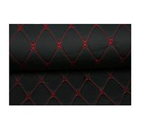 Simili Cuir Similicuir Matière Imitation Cuir Tissu Vinyle Art Artisanat leathercloth - Vendu au mètre -Diamant ，pour Housses de siège de Voiture,Noir (Color : Black Diamond, Size : 1.43×1m)
