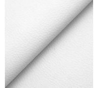 Simili-cuir souple, tissu imitation cuir, revêtement cuir synthétique rugueux, 140 x 220 cm, blanc