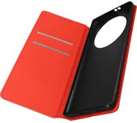 Similicuir Cover Classic Edition pour Honor Magic 5 Lite 5G - Rouge