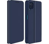 Similicuir Cover Classic Edition pour Samsung Galaxy A12 - Bleu