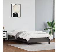 Similicuir durable Résistant aux taches Pieds robustes Gris 80 x 200 cm | Cadre de lit sans matelas gris 80x200 cm similicuir literie sommier à lattes robuste stable pour chambre adulte