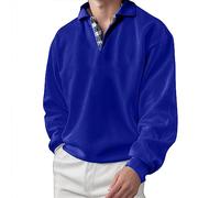 Similicuir Sweat à Capuche à Manches Longues Écossais Décontracté pour Homme Sans Capuche Essuie-glace 2002, Bu1, 4XL