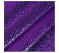 Similicuir Tissu Simili Cuir 1.0mm Lustre Brillant, Faux Cuir Épais, Tissu en Cuir Souple, Texture Crocodile # Colour: Red，Size:1.38x1m(Purple,1.38X3m)