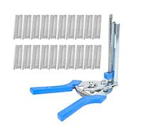 Simiun 1pc Anneau De cochon Outil Pince et 600pcs M Clips Poulet de filet Cage Escrime Sertissage Soudure Soudage Joint De Reparation Outils A Main