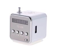 Simiun Mini Haut-Parleur Portable TD-V26, Support Carte TF, Radio FM, Lecteur de Musique Stéréo AUX, Haut-Parleur Bluetooth