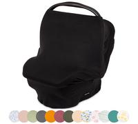 Simka Rose Car Seat Covers for Babies- Nursing Cover Breast feeding Essentials & Baby Necessities- Carseat Stroller Combos Infant Boys and Girls - Baby Registry Breastfeeding Must Haves First Time Mom