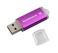 SIMMAX Clé USB 64 Go Mémoire Stick USB 2.0 Flash Drive Stockage Disque Pendrive (64Go Violet)