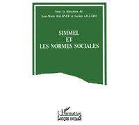 Simmel et les normes sociales - J.M. Baldenr - L'harmattan - broché - Livre