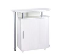 SIMMOB Mange-Debout Blanc Table Pivotante