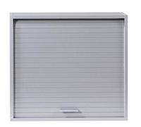 SIMMOB Meuble Cuisine Alu 1 Rideau 1 Etagère Largeur 60 H 53.6 P 25 cm