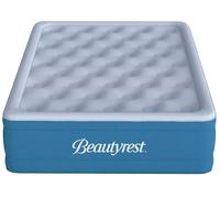 Simmons シモンズ, Beautyrest Comfort Plus Express Bed - Matelas Gonflable avec Pompe Interne en Velours Pelucheux, 100% étanche avec Technologie Sleep Fresh, lit Double, Bleu