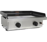 Simogas EPM-75.11 Plancha à Gaz avec 2 Brûleurs Fer INOX 80,3 x 45 x 25 cm 6,6 KW