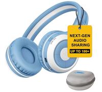 SIMOLIO Casque Bluetooth Enfant pour Garçons, Partage Audio sans Fil, Micro Intégré, Pliable, Connexion Multi-Casques, Écoute Silencieuse pour École, Apprentissage en Ligne & Voyages, Auracast