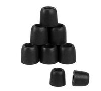 SIMOLIO Casque de Remplacement d'embouts, écouteurs en Mousse à mémoire avec Isolation Acoustique (Noir, 5 Paires, Petite Taille)