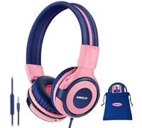 SIMOLIO Casque Enfant, Casques Audio pour Adolescents, Casques Filaires avec Volume Limiter, Pliables et Réglables pour l'Ecole, Le Voyage, Compatibles avec Les Téléphones Portables, Tablettes, PC