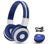 SIMOLIO Enfants Casque sans Fil Bluetooth avec Micro et Limiteur de Volume, Pliable Stéréo Enfant Supra-Auriculaire Casque pour Garçons, Filles, Compatibles avec Téléphones Portables, Tablettes (Gris)