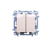 Kontakt-Simon CW6/2.01/41 Interrupteur électrique Blanc - Accessoire Couteau électrique (Blanc, en Plastique, IP20, IP44, 250 V, 10 A, 77 mm)