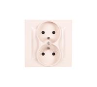 Kontakt-Simon CGZ2/41 Prise de courant en plastique IP20 Blanc 250 V 84 mm 43 mm