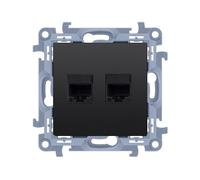 GN.2-KR.KOMP.RJ45 KAT6 NOIR SIMON10 C62.01/49
