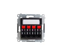 Kontakt-Simon DGL34.01/48 Prise de courant en plastique IP20 Anthracite 75 mm 48 mm 75 mm
