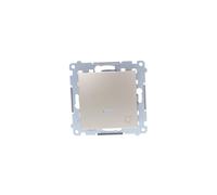 Simon 54 Bouton poussoir/sonnette, bornes rapides DD1L.01/44