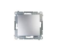 Simon 54 bouton simple argent mat DP1A.01/43