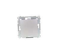 Simon 54 bouton simple, attache rapide, argent mat DP1.01/43