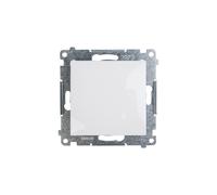 Kontakt-Simon DP1A.01/11 Interrupteur électrique Pushbutton Switch Blanc Accessoire Couteau électrique (Pushbutton Switch, Blanc, Plastique, IP20,